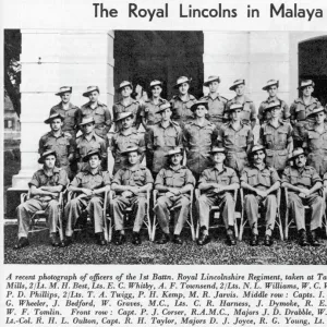 The Royal Lincolns in Malaya