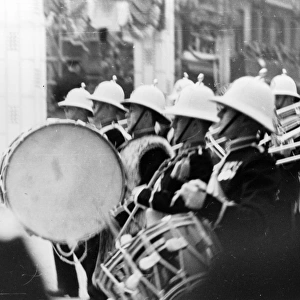 Royal Marine Band at Coronation George VI