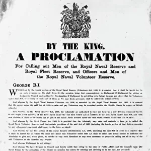 Royal Proclamation 1914