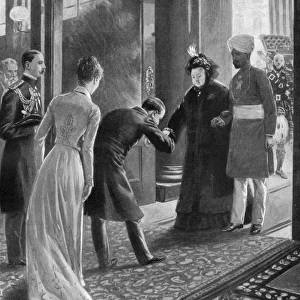 Royal visit to Ireland: Queen Victoria at Dublin Castle, 1900