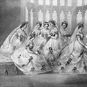 Royal wedding 1863 - Bridesmaids