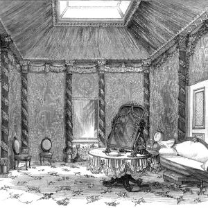Royal wedding 1863 - the Princesss dressing room, Windsor Royal wedding 1863 - the Princesss dressing room, Windsor