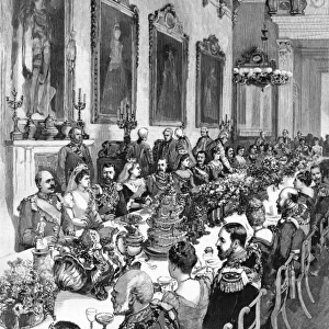 Royal wedding 1893 - breakfast at Buckingham Palace