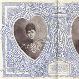 Royal Wedding 1896 -- Princess Maud and Prince Carl