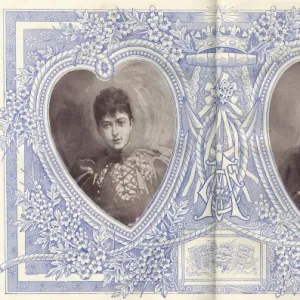 Royal Wedding 1896 -- Princess Maud and Prince Carl