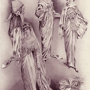 Royal Wedding 1913 -- Connaught Fife -- four dresses