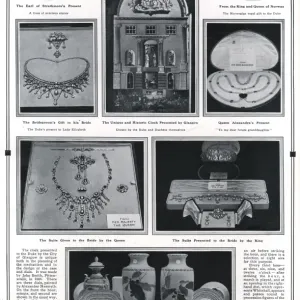 Royal Wedding 1923 Print: Gifts from King George V and Queen Mary Royal Wedding 1923 Print: Gifts from King George V and Queen Mary