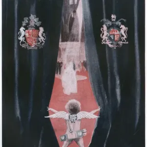 Print of Royal Wedding 1923 illustration Print of Royal Wedding 1923 illustration