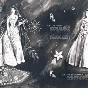 Royal Wedding 1947 - bride and bridesmaid dresses