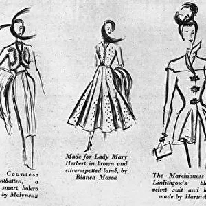 Royal Wedding 1947 - outstanding fashions