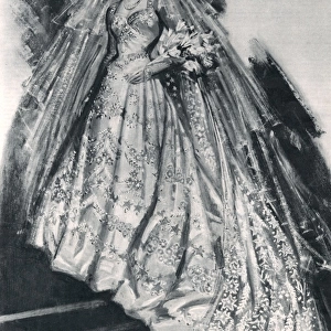 Royal Wedding 1947. The Wedding Dress