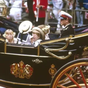 Royal Wedding 1986 Print: Bridesmaids and Page Boys Royal Wedding 1986 Print: Bridesmaids and Page Boys
