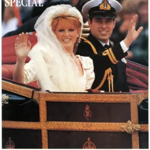 Royal Wedding 1986 Print - Westminster Abbey Royal Wedding 1986 Print - Westminster Abbey
