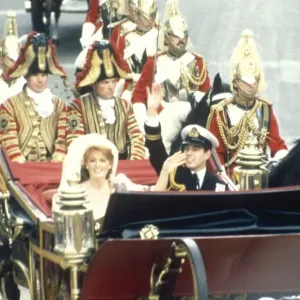 Royal Wedding 1986 - just married Royal Wedding 1986 - just married