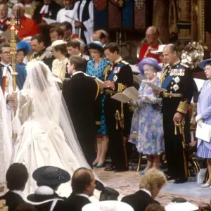 1986 Royal Wedding Print - Prince Andrew and Sarah 1986 Royal Wedding Print - Prince Andrew and Sarah