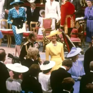Black and white print of Royal Wedding 1986 Black and white print of Royal Wedding 1986