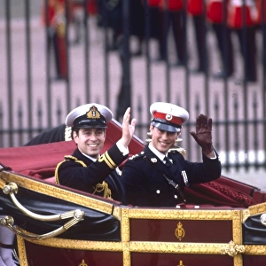 Royal Wedding 1986 - Prince Andrew and Prince Edward