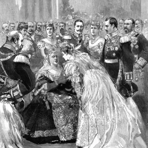 Print of Royal Wedding: Princess Victoria Melita and Prince Ernst Ludwig Print of Royal Wedding: Princess Victoria Melita and Prince Ernst Ludwig