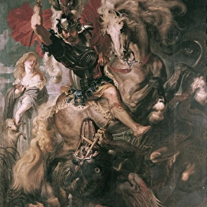 RUBENS, Peter Paul (1577-1640). The Combat Between