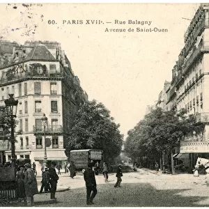 Rue Balagny, Avenue de St Ouen, Paris, France