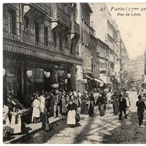 Rue de Levis, off the Rue Legendre, Paris, France