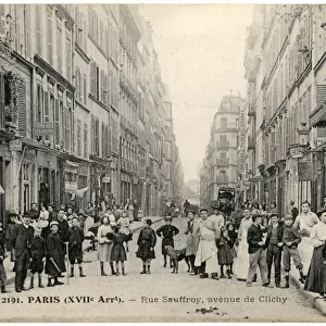 Rue Sauffroy, Avenue de Clichy, Paris, France