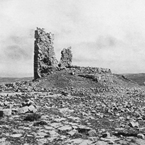 Ruined fortress at Beth Zur, Judea