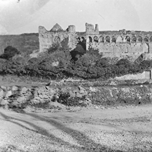 Ruins of Bishops Palace, St Davids, South Wales