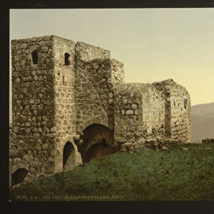 The ruins, Jezreel, Holy Land, (i. e. Israel)