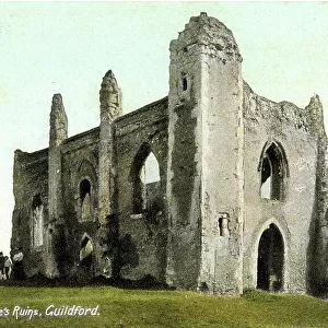 Ruins of St Catherine's Chapel, Guildford, Surrey