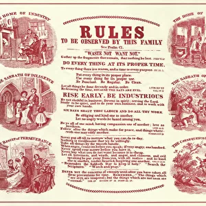 Rules to be Observed by a Victorian Family