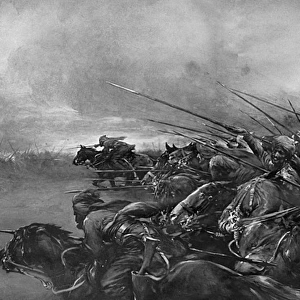 Rush of the Bengal Lancers, 1914