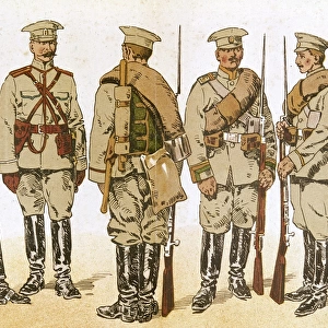 Russian army uniforms, WW1