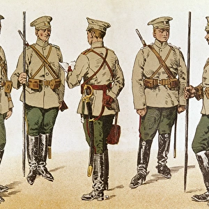 Russian cavalry uniforms, WW1