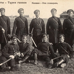 Russian Cossack soldiers