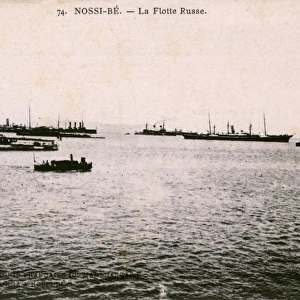 The Russian Fleet at Nossi-Be off the coast of Madagascar