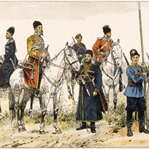 Russian Guards & Cossack