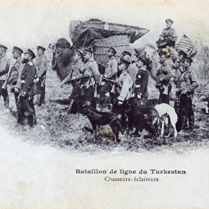 Russian Hunter-Scouts of the Turkestan Battalion