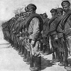 Russian soldiers, Russia, WW1
