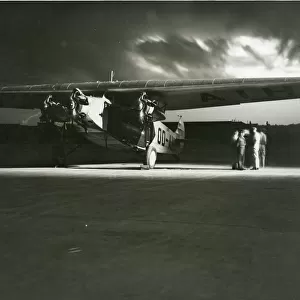 A SABCA-manufactured Fokker FVIIb-3ms, OO-AIH, of Sabena