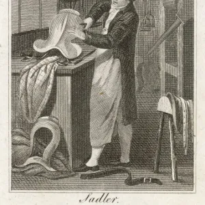 Saddler at Work C. 1800