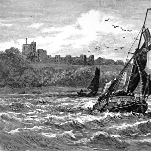 Sailing Barge off Norris Castle, Isle of Wight, 1833