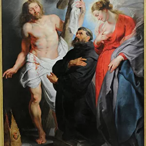 Saint Augustine between Christ and Mary by Rubens