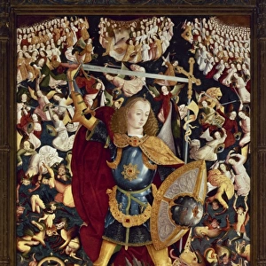 Saint Michael Archangel. By Master of Zafra. 1495-1500