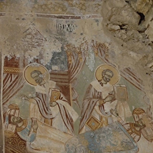 Saint Nicholas Church. Fresco. Mystras