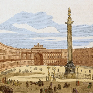 Saint Petersburg. Palace Square with the Alexander Column