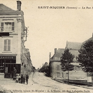 Saint-Riquier, Somme, Northern France - La Rue Jean
