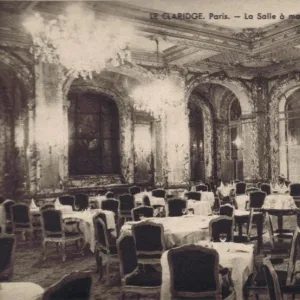 Salle a Manger in Claridges hotel, Paris, 1920s