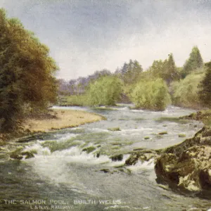 Below the Salmon Pool, River Wye, Builth Wells, Wales