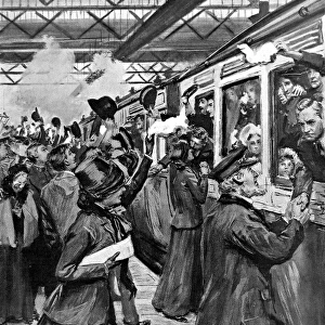 Salvation Army Emigrants at Euston Station, London, 1905